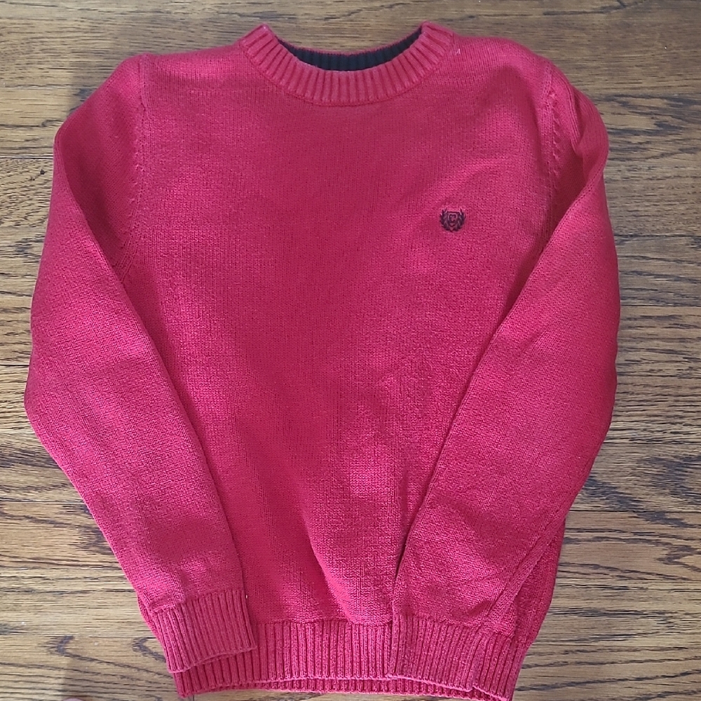 Chaps Red Crewneck Sweater
